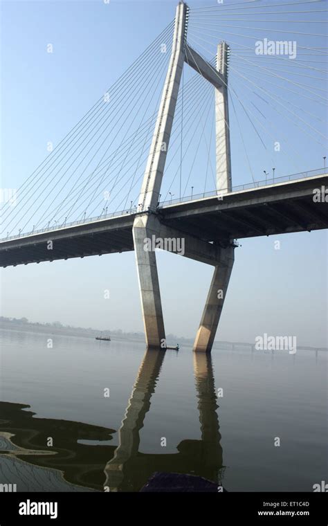 New Yamuna Bridge On Yamuna River Allahabad Uttar Pradesh India