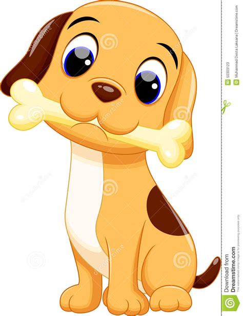 Cute Dog Cartoon Stock Illustration Image 50303123