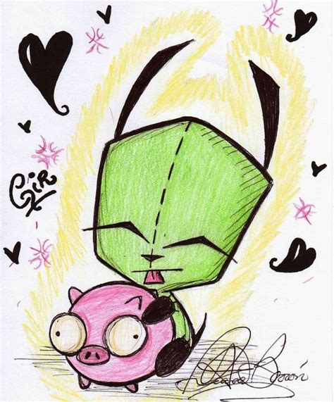 42 Best Gir Images On Pinterest Invader Zim Animation And Cartoon