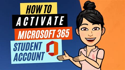 How To Activate Office 365 Students Account Youtube