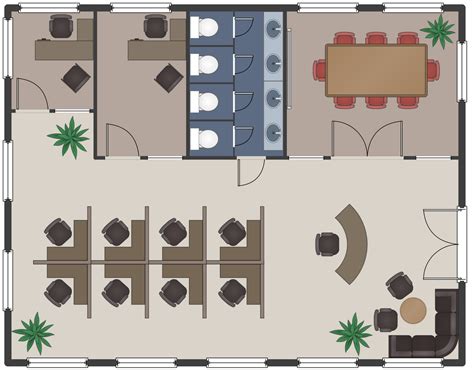 Office Layout Floor Plan Design