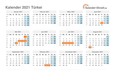 Türkei Kalender 2021 Kalender Apr 2021