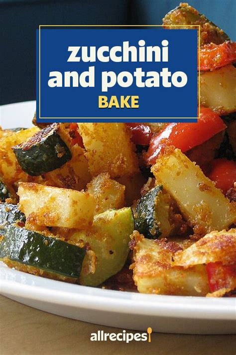 Zucchini And Potato Bake Recipe Side Dish Recipes Baked Veggies Potato Side Dishes