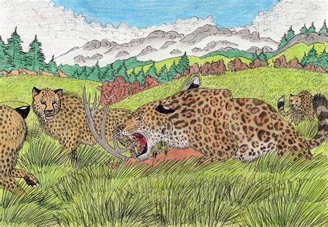 Giant Cheetahs And Giant Jaguars By Wdghk On Deviantart