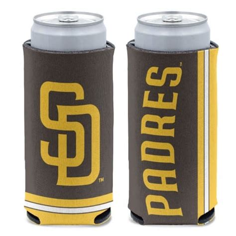 Slim 12 oz can koozie. San Diego Padres 12 oz Brown Slim Can Koozie Holder ...
