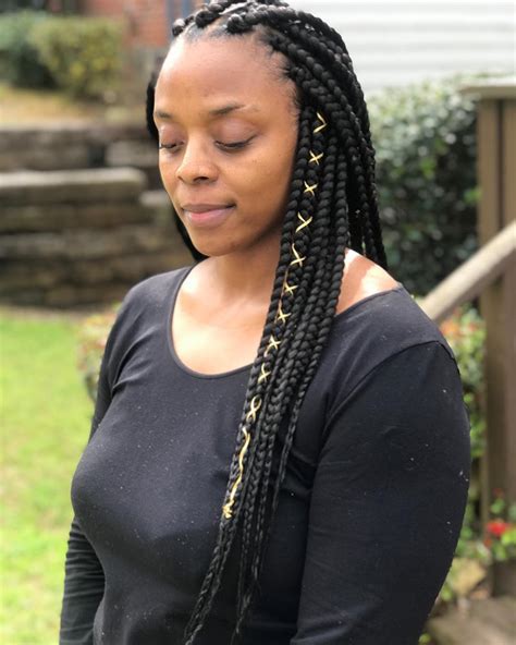 To create super long box braids or cornrows, the stylist will usually secure extensions to your natural hair with a knot. Box Braids are Really Fun with These Sexy Styles - New ...