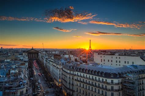 Parisian Sunset By Yves Lambert On 500px Sunset Parisian France