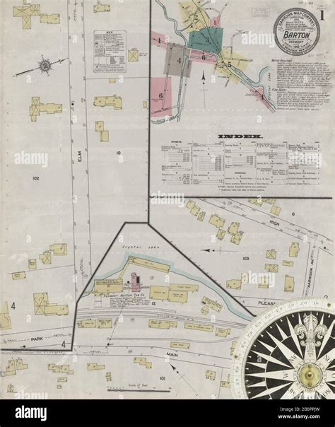 Image 1 Of Sanborn Fire Insurance Map From Barton Orleans County