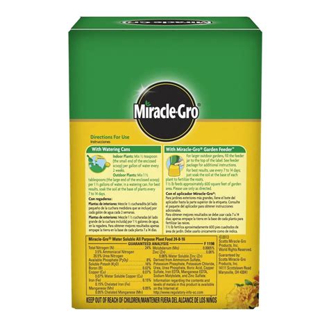 Miracle Gro Water Soluble All Purpose Plant Food 15 Lb Shipt