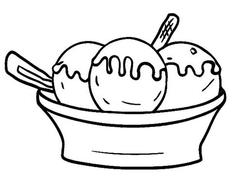 Ice Cream Scoop Drawing