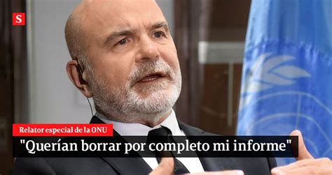 Perenne Tribu En Respuesta A La Informe Del Relator De La Onu Caballero