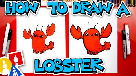 Instead, it's about practicing seeing as an artist. How To Draw A Lobster - Art For Kids Hub