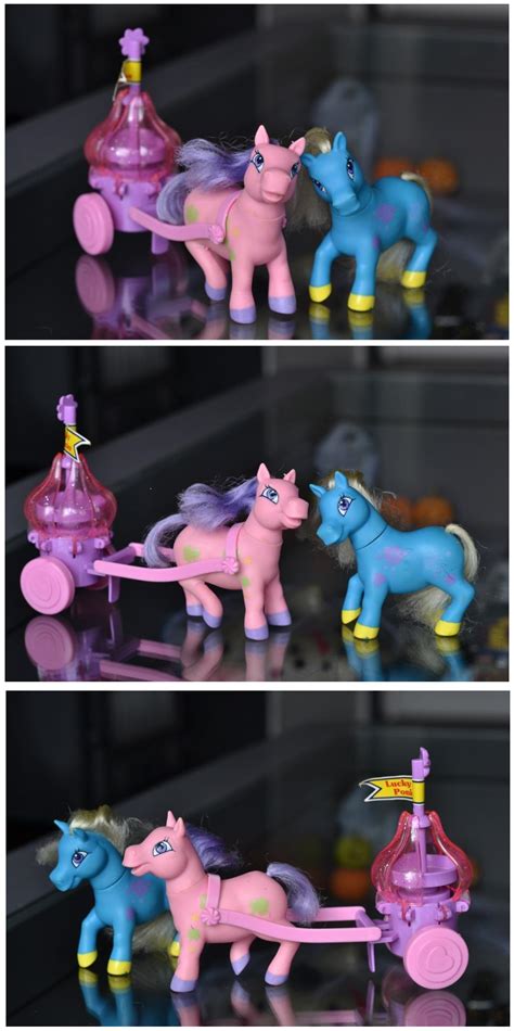 Lucky Ponies With Cart My Little Pony Lucky Fancy Ponies Mlp