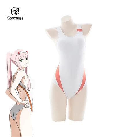 Rolecos Anime Darling In The Franxx Cosplay Costume Zero Two Cosplay