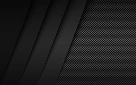 Black And Grey Modern Material Design With Carbon Fibre Texture