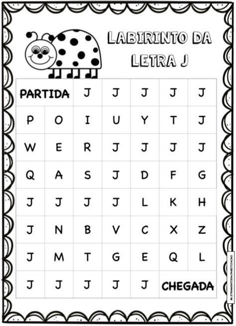 Labirinto Das Letras Atividades Letra E Atividades Alfabetiza O E