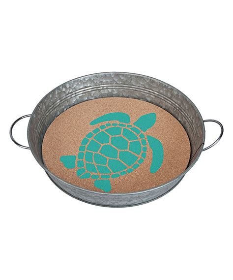 Take A Look At This Sea Turtle Serving Tray And Removable Cork Insert