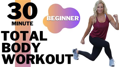 30 minute total body beginner workout tracy steen youtube