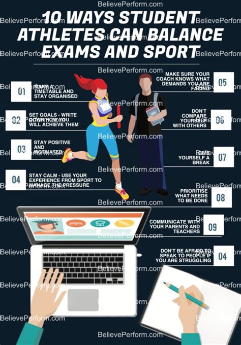 10 Ways Student Athletes Can Balance Exams And Sport Believeperform