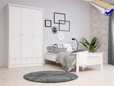 Ich verschenke meine 2 jugendzimmerschränke. Jugendzimmer Landström 161 weiß 5-teilig Bett komplett ...