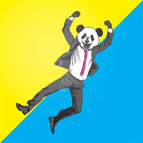 Jumping Panda Man By Thewoofie On Deviantart