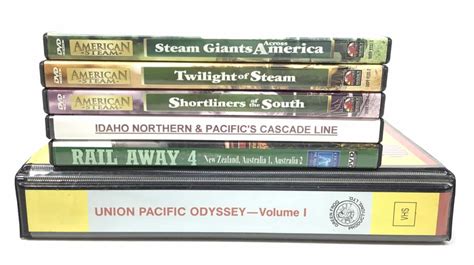 Lot Pentrex Vhs Up Odyssey And 5 Railroad Dvds