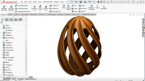 Advanced Surface Modeling SolidWorks Tutorial YouTube