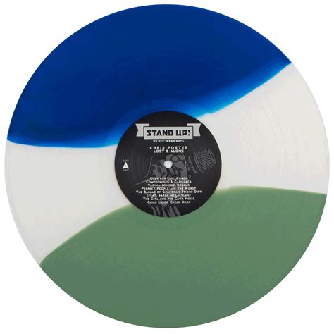 Chris Porter - Lost And Alone (1st pressing blue/bong smoke/green stri - Stand Up! Records