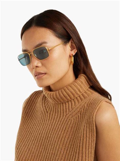 Buy The Row The Row X Oliver Peoples Victory La Sunglasses Womens Gold