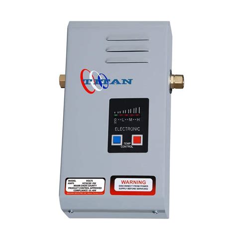 Titan Scr 2 65 Kw 25 Gpm Point Of Use Electric Tankless Water Heater