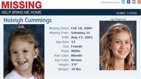 What Happened To Haleigh 5 Year Old Florida Girl Went Missing Day Of Caylee Anthony S Memorial