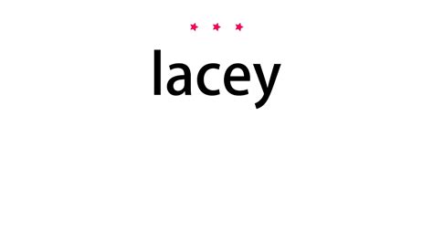 How To Pronounce Lacey Vocab Today Youtube