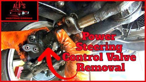 How To Remove Power Steering Control Valve 1967 Ford Mustang Youtube