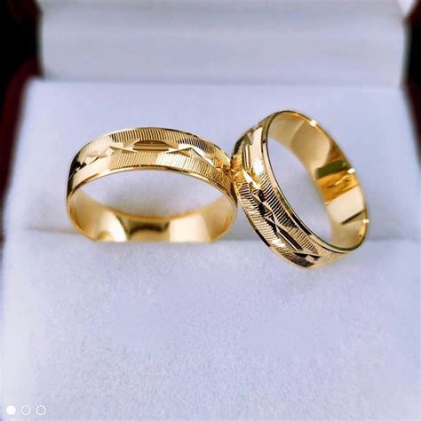 PIERS 18K Gold Wedding Rings – ZNZ Jewelry Philippines