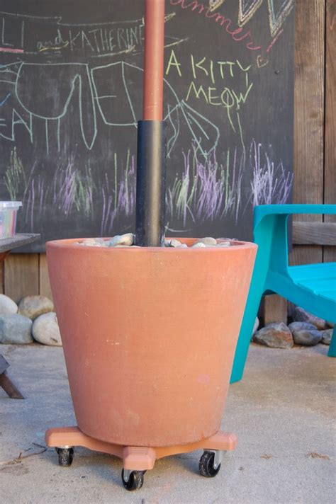 Get free shipping on qualified concrete patio umbrella stands or buy online pick up in store today in the outdoors department. I Made This: Rolling Patio Umbrella Base | Stand on ...