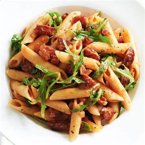 3 chicken breasts, cut into chunks. Penne with chorizo and rosemary pasta | Liquid Smoke