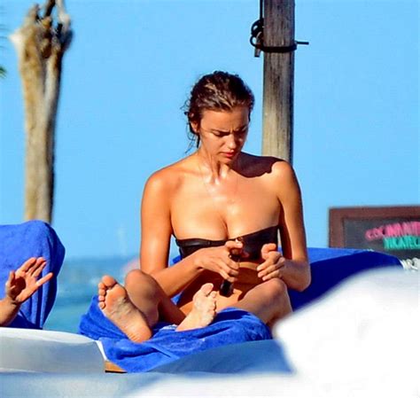 Irina Shayk Showing Off Her Bikini Body On A Beach In Mexico Porn