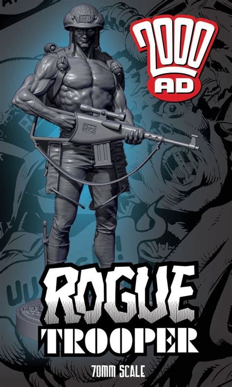 Dark World Creations 70mm Scale Rogue Trooper Figure Rogues Trooper