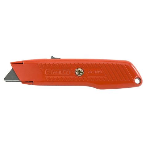 Stanley Self Retracting Utility Knife 10 189c The Home Depot