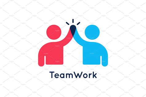 Teamwork Concept Logo Team Work By Pushkarevskyy On Dribbble