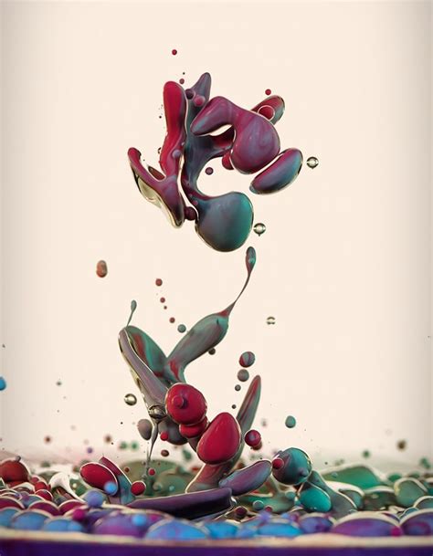 High Speed Photographs Of Ink Mixing With Oil By Alberto Seveso