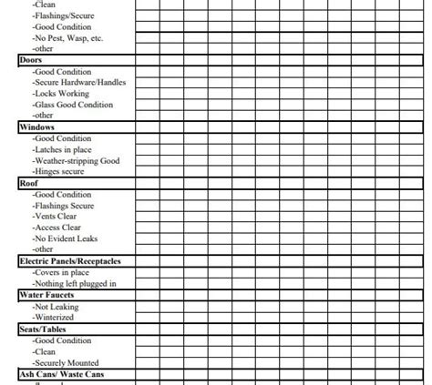 Free Building Maintenance Schedule Template Printable Templates