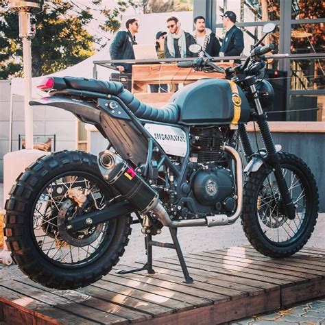 There was 4 royal enfield continental gt's, 2. Modified Royal Enfield Himalayan By STG Tracker rear ...