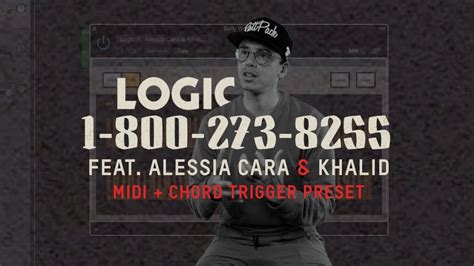 Logic Ft Alessia Cara And Khalid 1 800 273 8255 Midi Chord Trigger