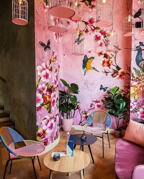 22 Trendy Bedroom Wallpaper Pink Wall Murals Стена Вдохновение Дом