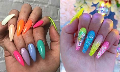 23 Cute Multi Colored Nails To Copy This Summer Stayglam