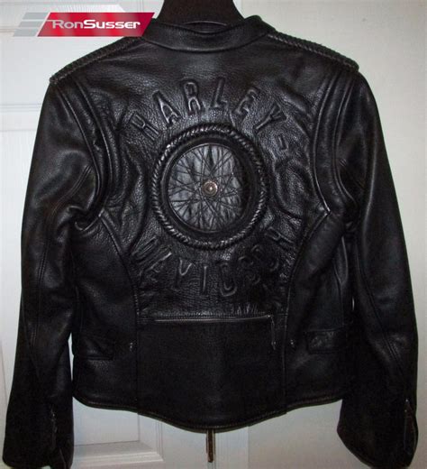 Authentic harley davidson riding leather jacket harley davidson black and cream riding leather jacket. Harley Davidson Womens WILLIE G SIGNATURE Leather Jacket ...