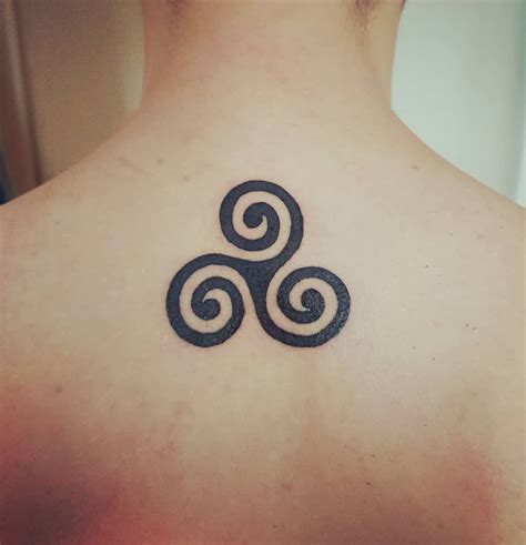 Triskelion Back Tattoo Loryisi Celtic Symbols Ancient Symbols Celtic