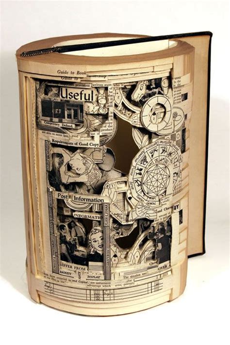 Brian Dettmer Book Sculpture Paper Art Book Art