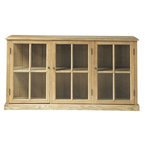 Buffet bas en bois massif style scandinave, ou vaisseliers, meubles vintage pour le salon. buffet bas vitre